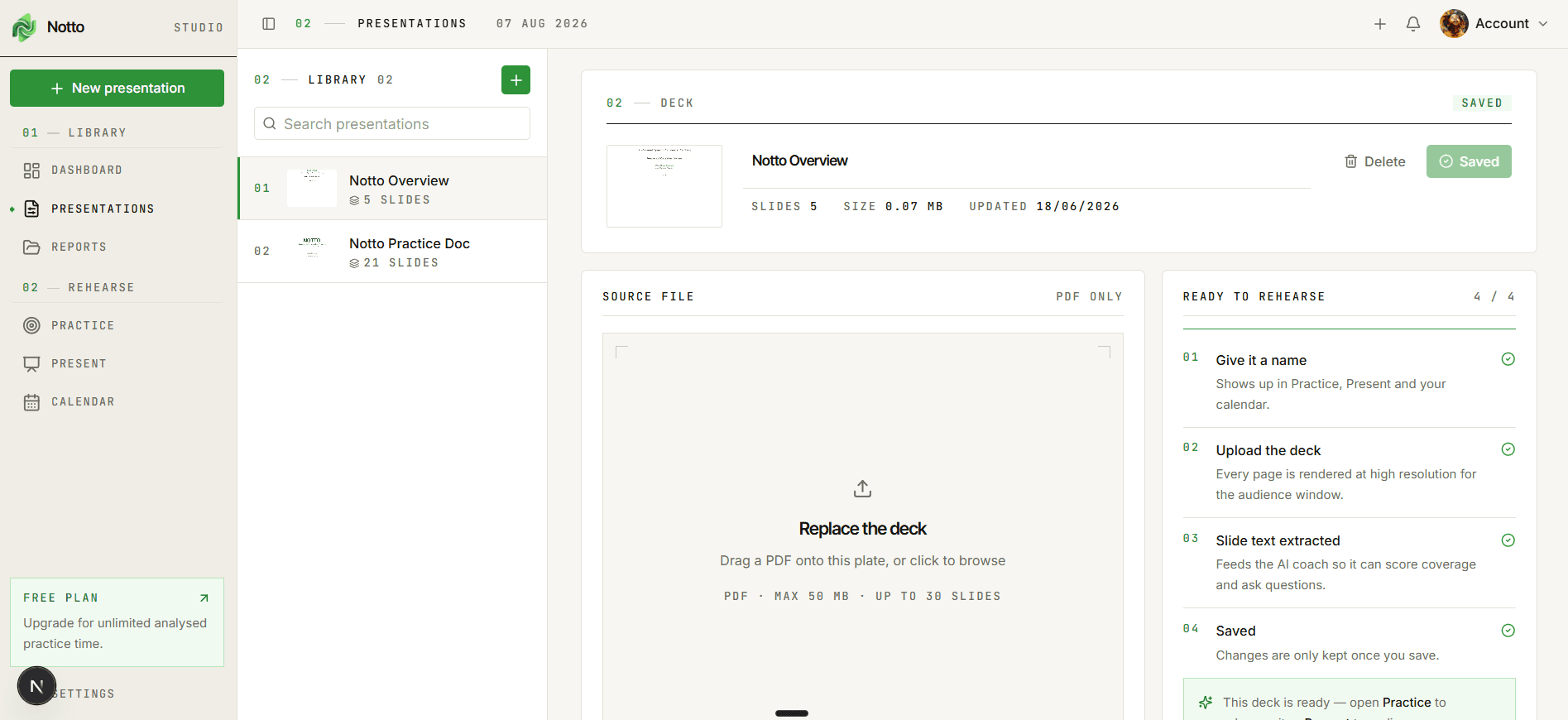 Notto: Presentation Library